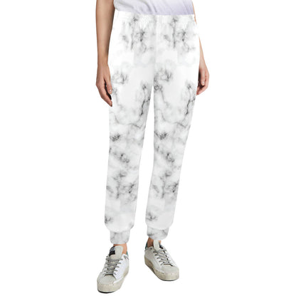 Marble Pattern Print Design 01 Women's Casual Track Pants