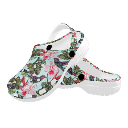Hummingbird Cute Themed Print Unisex Clogs Shoes