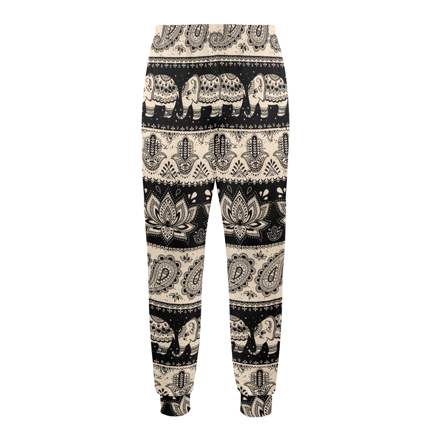 Elephant Hansa Lotus Pattern Men's Casual Track Pants