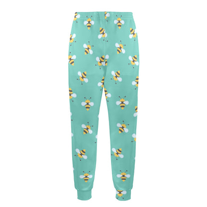 Bee Pattern Print Design 01 Men's Casual Track Pants