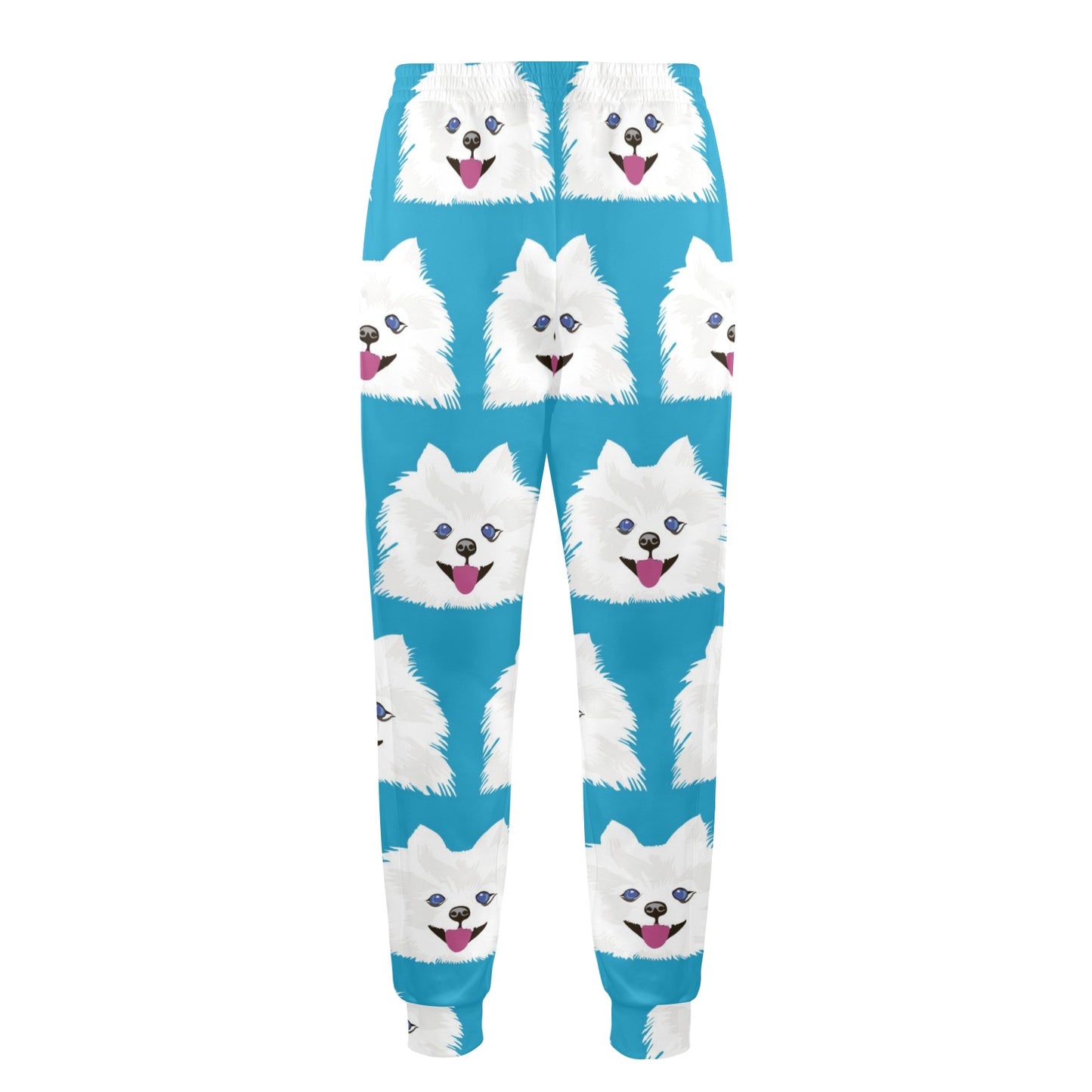 Pomeranians Pattern Print Design A05 Men's Casual Track Pants