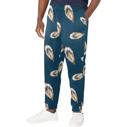 Oyster Pattern Print Design 03 Men's Casual Track Pants