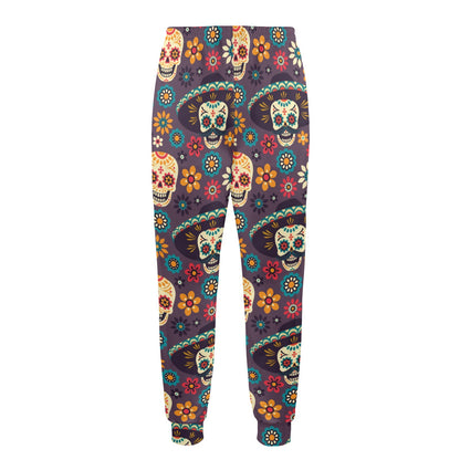 sugar skull Maxican Pattern Men's Casual Track Pants