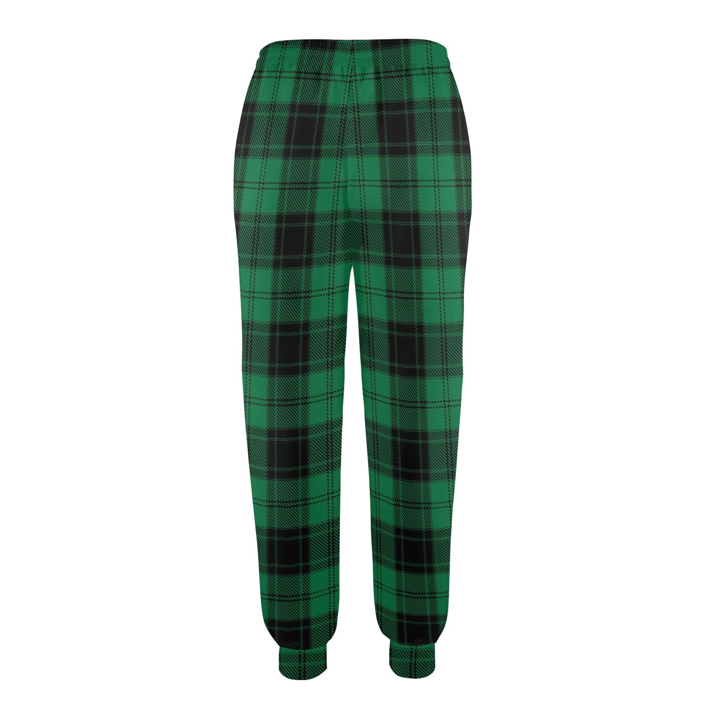 Tartan Green Print Design LKS302 Women's Casual Track Pants