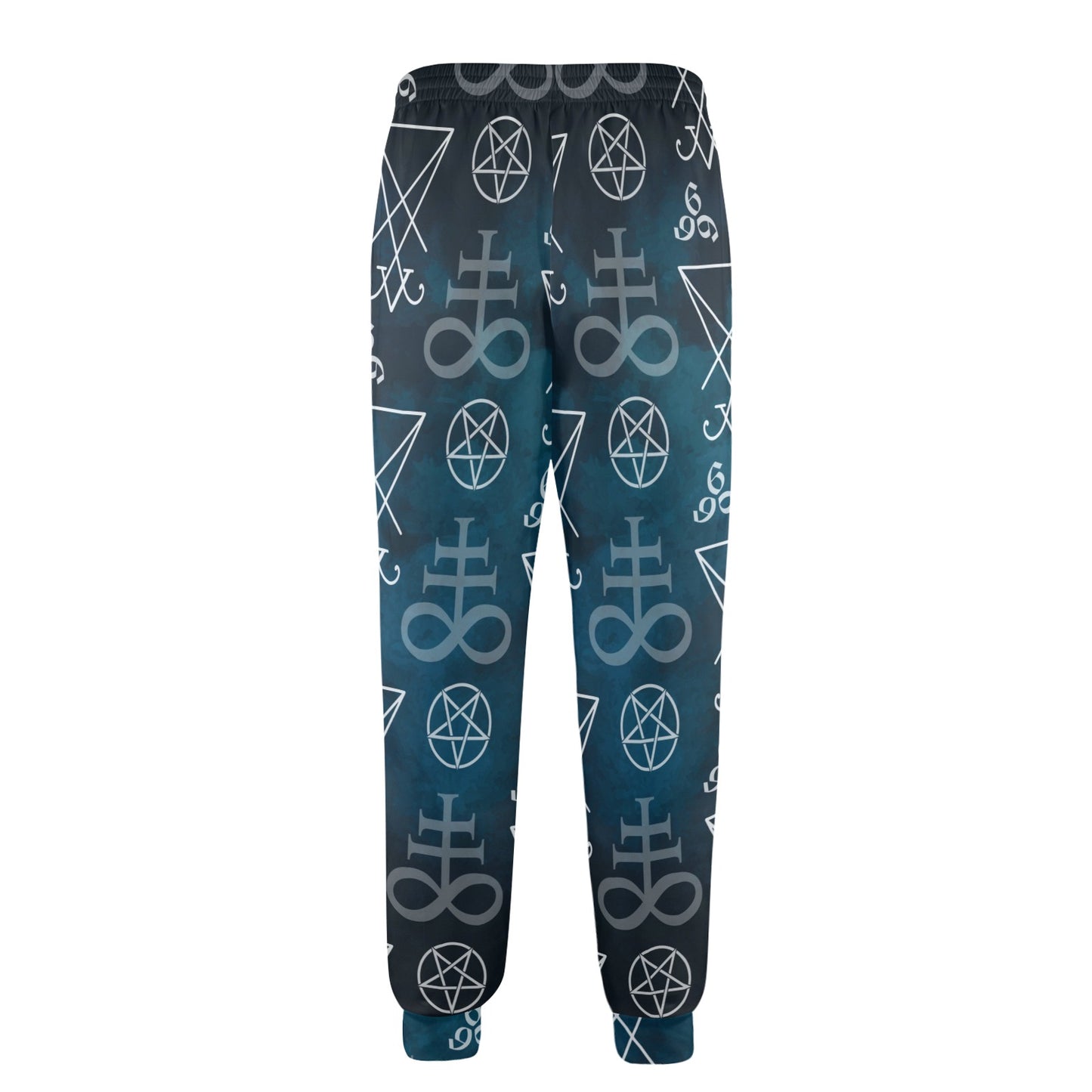 Pentagram Pattern Print Design A03 Men's Casual Track Pants