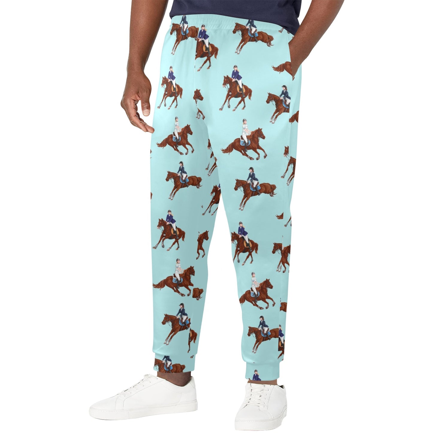 Equestrian Horse Riding Men's Casual Track Pants