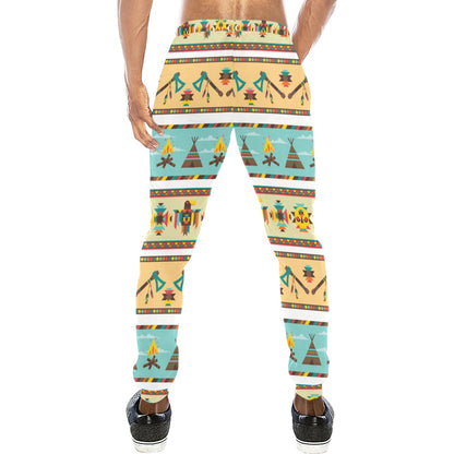 American indian Life Pattern Men's Sweatpants