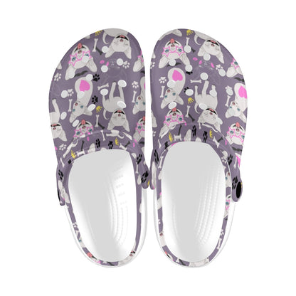 Chihuahua Happy Pattern Unisex Clogs Shoes
