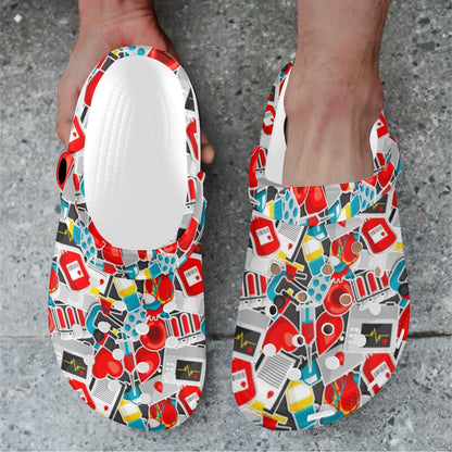 Phlebotomist Medical Themed Unisex Clogs Shoes