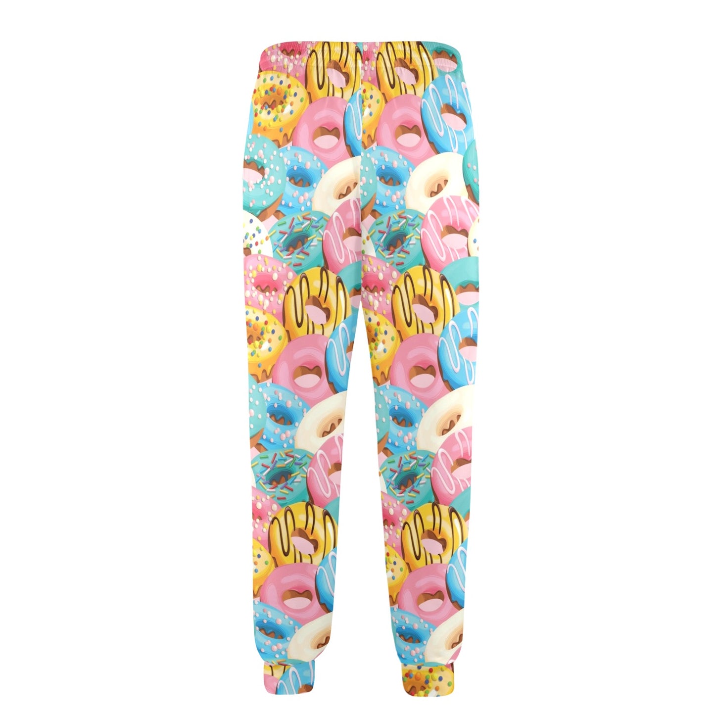 Donut Pattern Print Design DN01 Men's Casual Track Pants