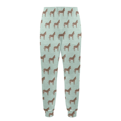 Donkey Print Design LKS402 Men's Casual Track Pants