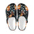 Basketball Fire Print Pattern Unisex Clogs Shoes