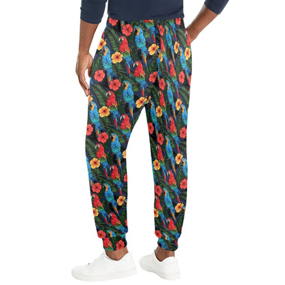 Parrot Pattern Print Design A01 Men's Casual Track Pants
