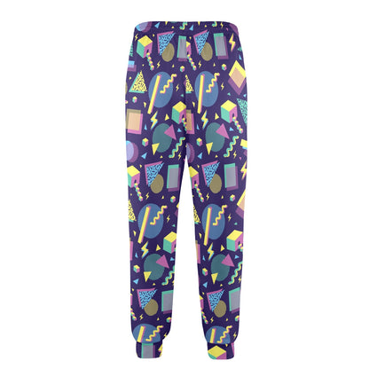 Geometric Print Design LKS401 Men's Casual Track Pants