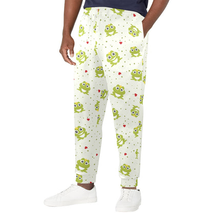 frog Design Print Pattern JJ0229 Men's Casual Track Pants