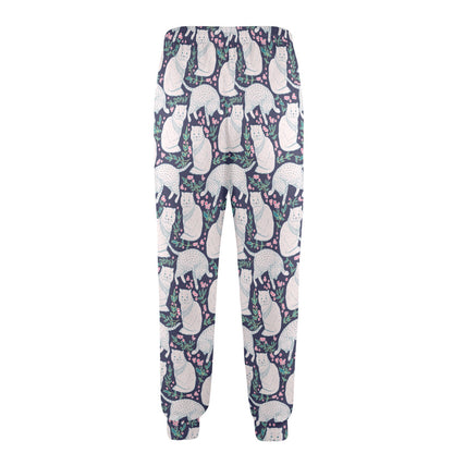 Cat Pattern Print Design 06 Men's Casual Track Pants