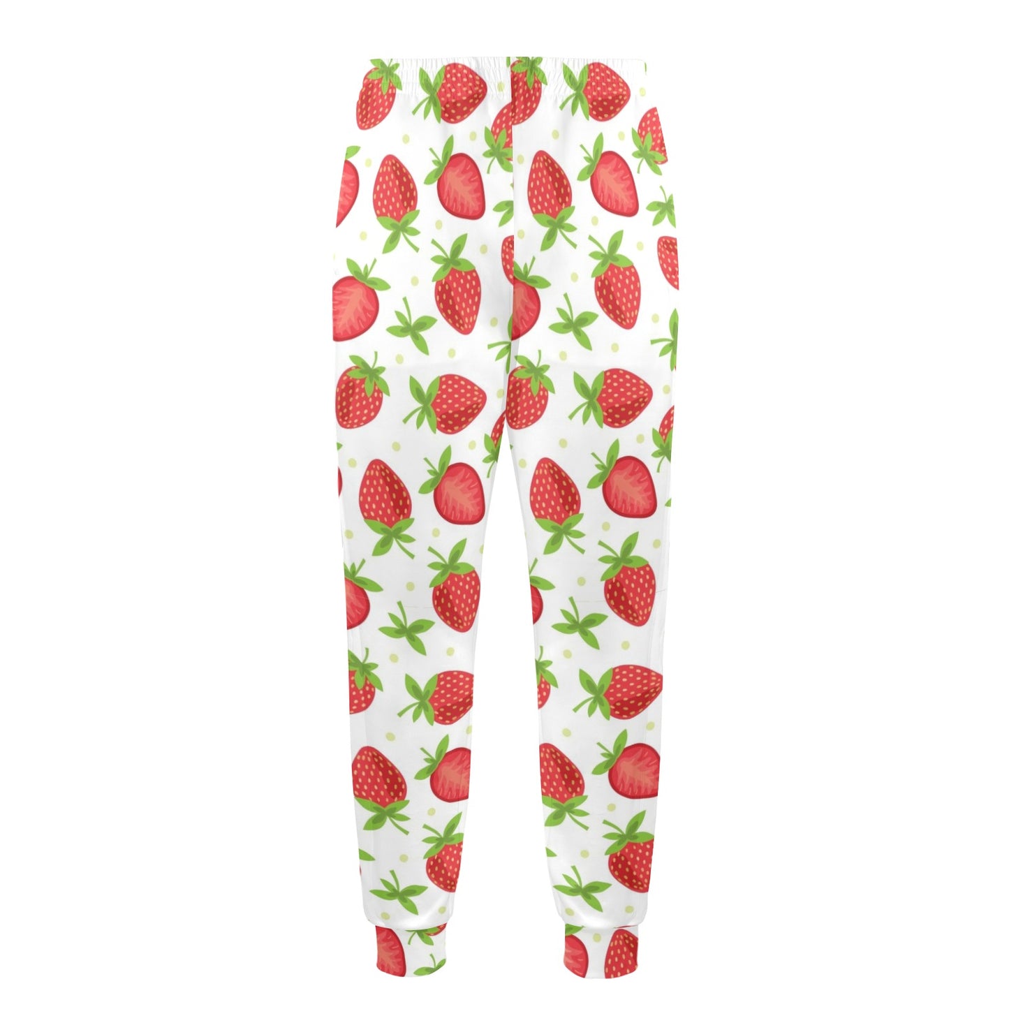 Strawberry Pattern Print Design SB07 Men's Casual Track Pants