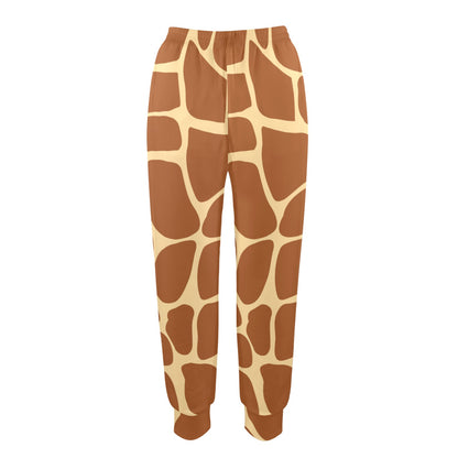 Giraffe Texture Print Women's Casual Track Pants