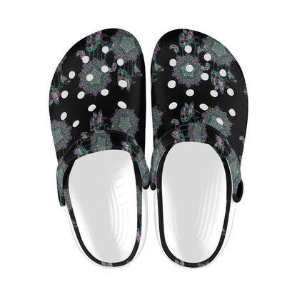 Dream Catcher Colorful Hand Draw Unisex Clogs Shoes
