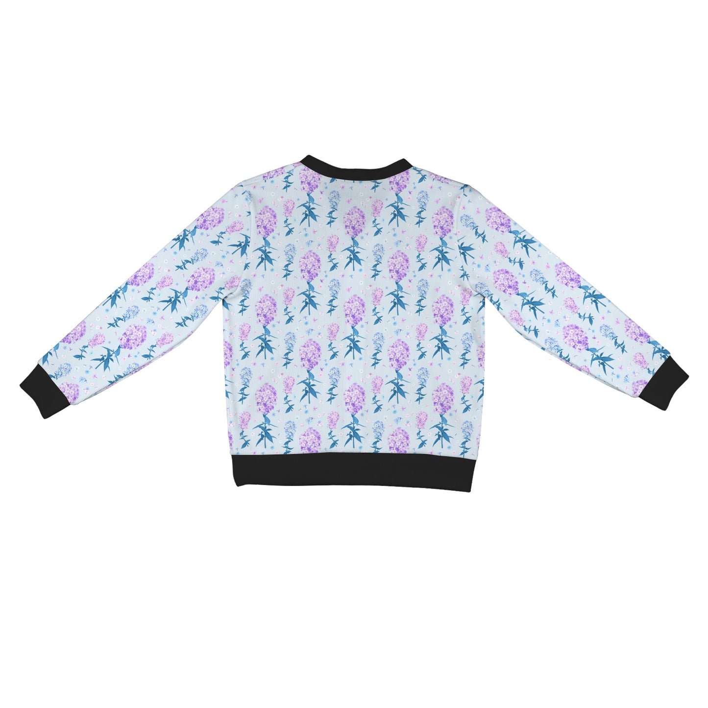 Lilac Pattern Print Design LI05 Women's Cardigan