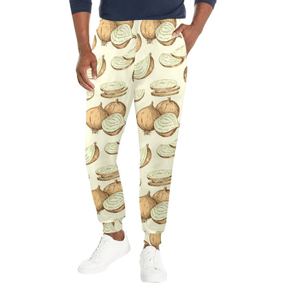 Onion Pattern Print Design A02 Men's Casual Track Pants