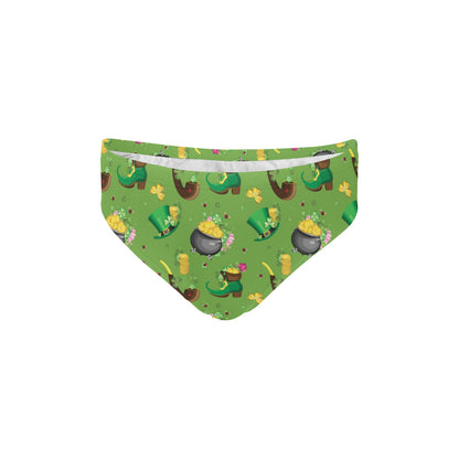 Shamrock Saint Patrick's Day Print Design LKS306 Men's Swimming Briefs