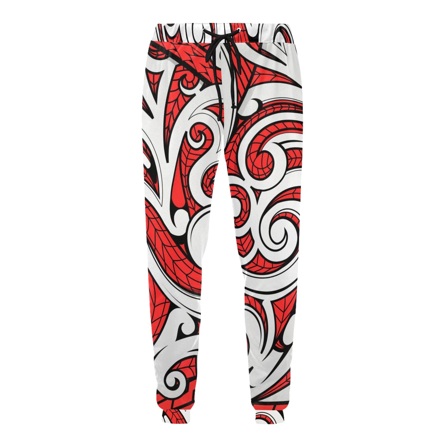 Maori Polynesian Themed Design Print Men's Sweatpants