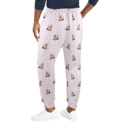 Yorkshire Terriers Print Design LKS302 Men's Casual Track Pants