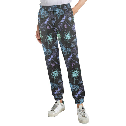 Butterfly Dragonfly Women's Casual Track Pants