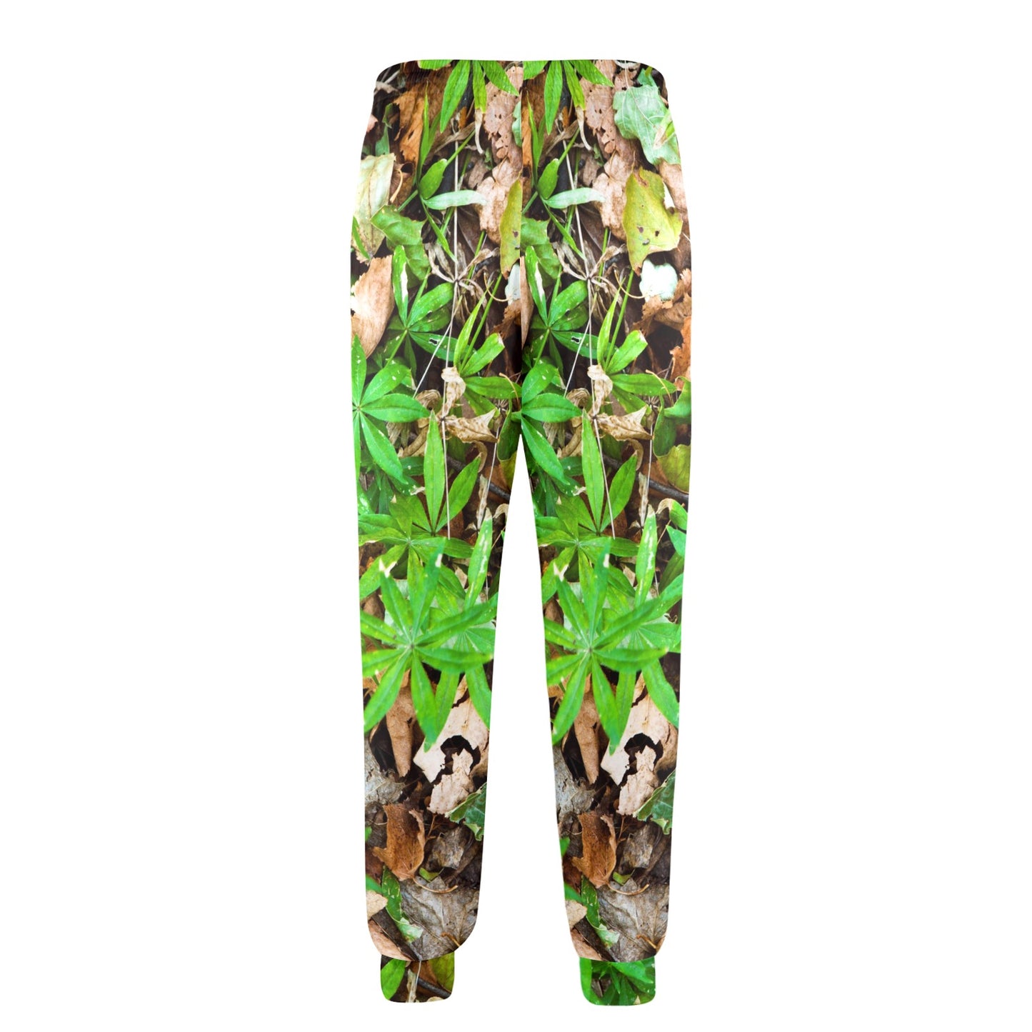 Camouflage Realistic Tree Fresh Print Men's Casual Track Pants