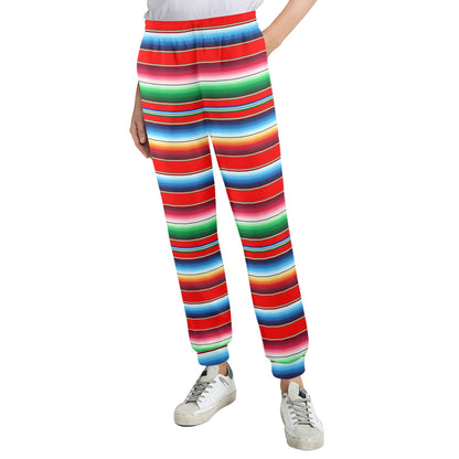 Serape Print Women's Casual Track Pants