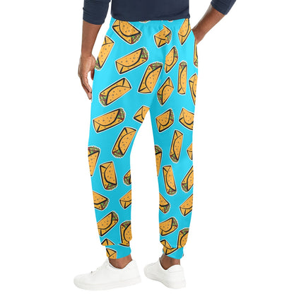 burrito Design Print Pattern JJ020 Men's Casual Track Pants