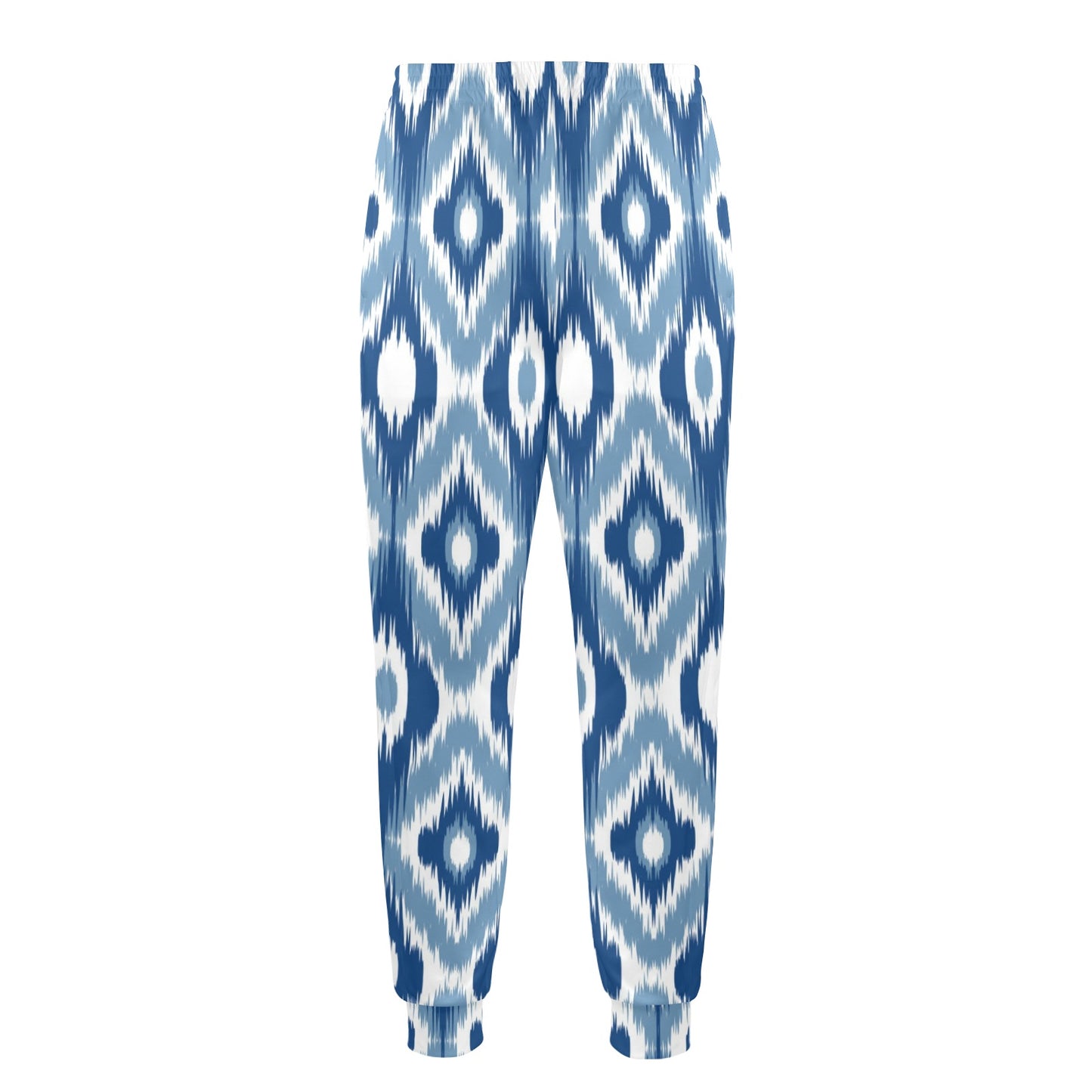 Ikat Pattern Print Design 03 Men's Casual Track Pants