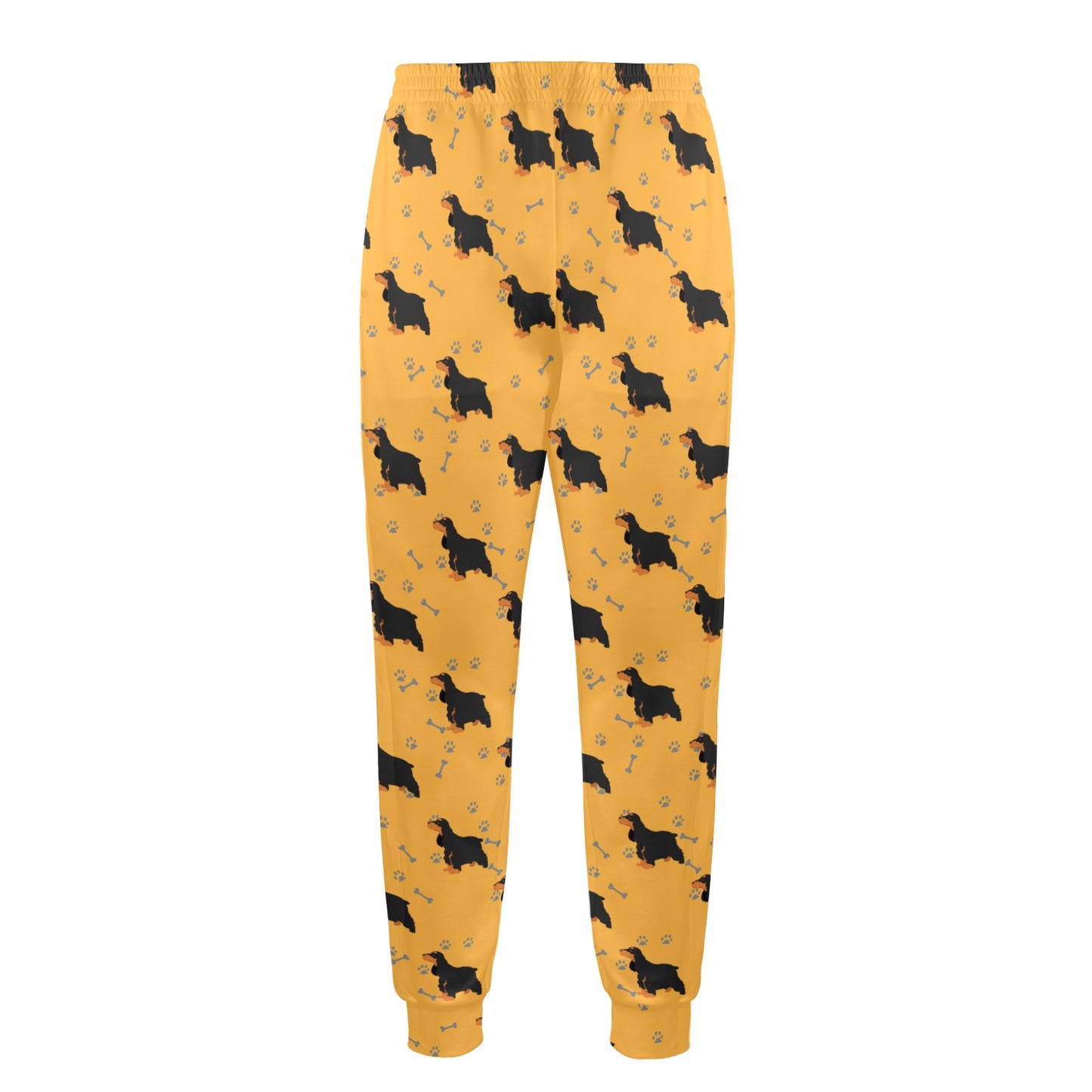 Cocker Pattern Print Design 01 Men's Casual Track Pants