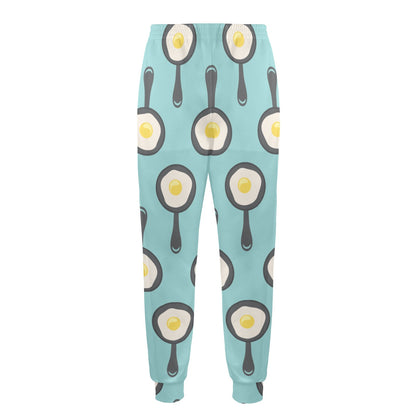 egg Design Print Pattern JJ0165 Men's Casual Track Pants