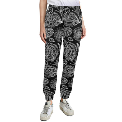 Paisley Pattern Print Design A04 Women's Casual Track Pants