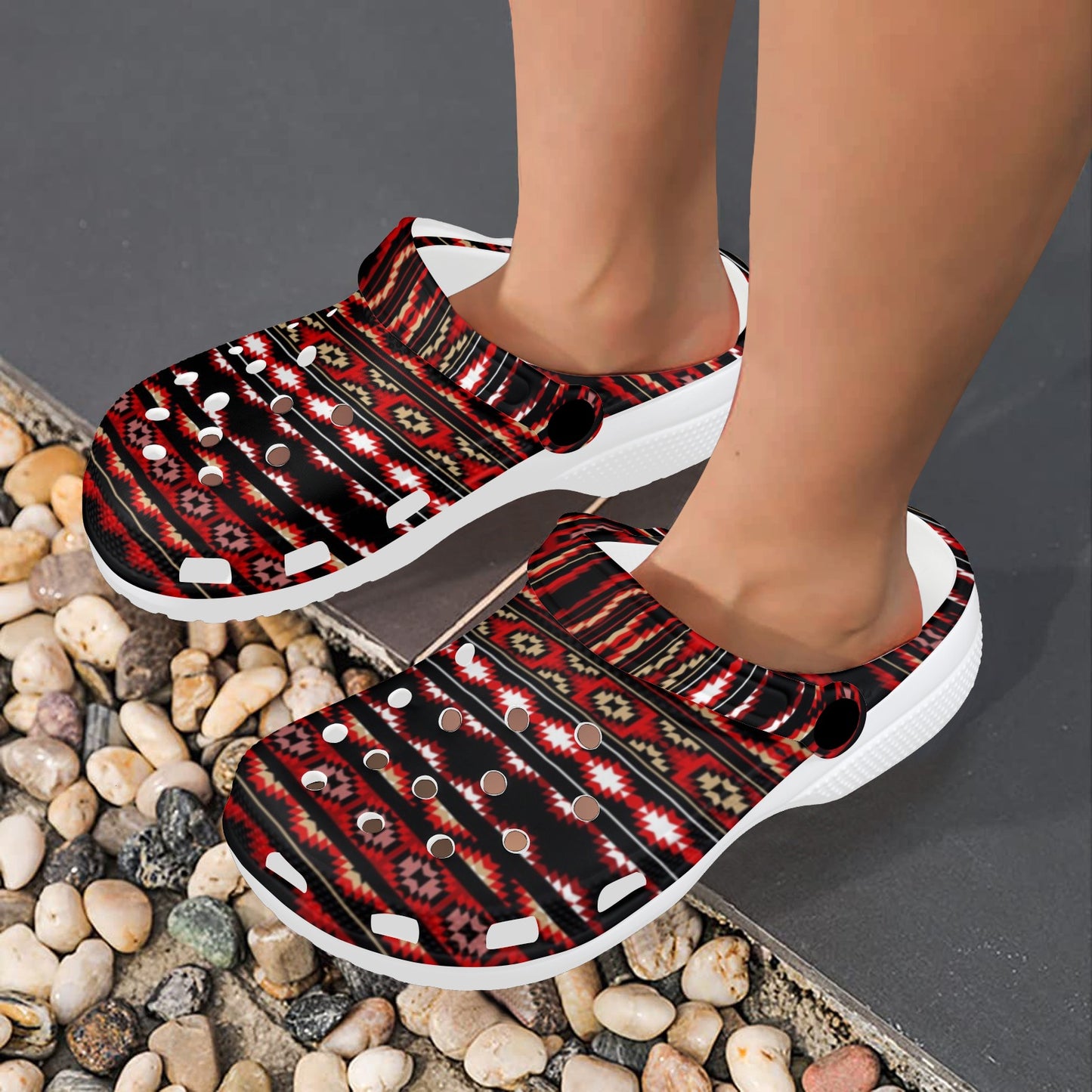 Southwestern Themed Unisex Clogs Shoes