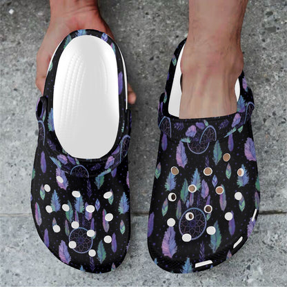 Dream Catcher Tribal Design Unisex Clogs Shoes