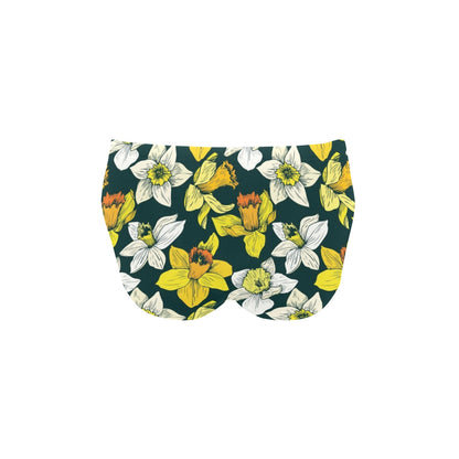 Daffodils Pattern Print Design DF02 Men's Swimming Briefs