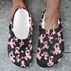 Breast Cancer Awareness Design Unisex Clogs Shoes