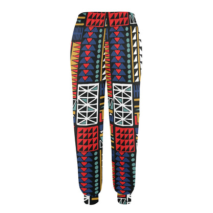 Kente Pattern Print Design 02 Women's Casual Track Pants