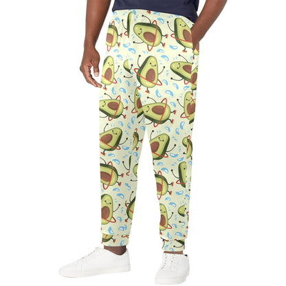 Avocado Pattern Print Design AC02 Men's Casual Track Pants