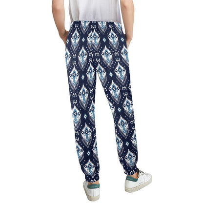 Ethnic Ornament Print Pattern Women's Casual Track Pants