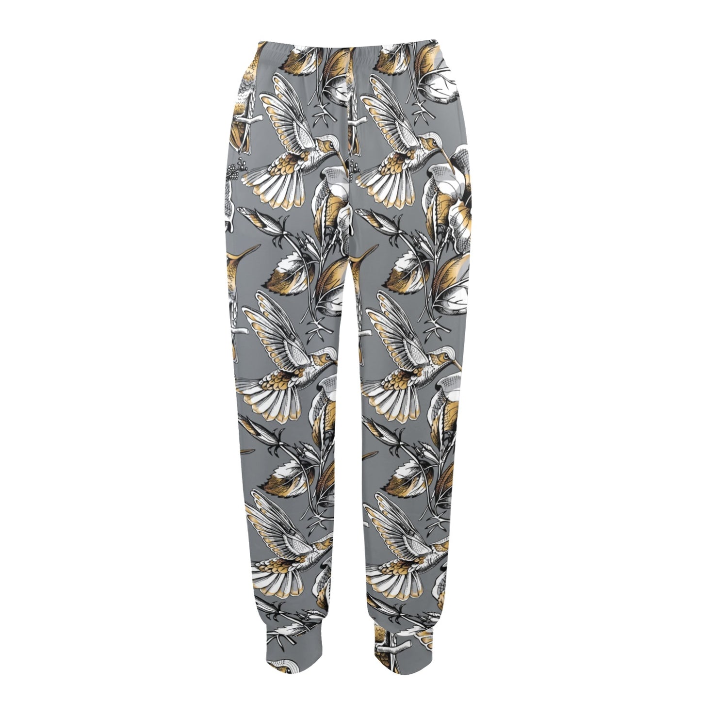 Hummingbird Pattern Print Design 02 Women's Casual Track Pants