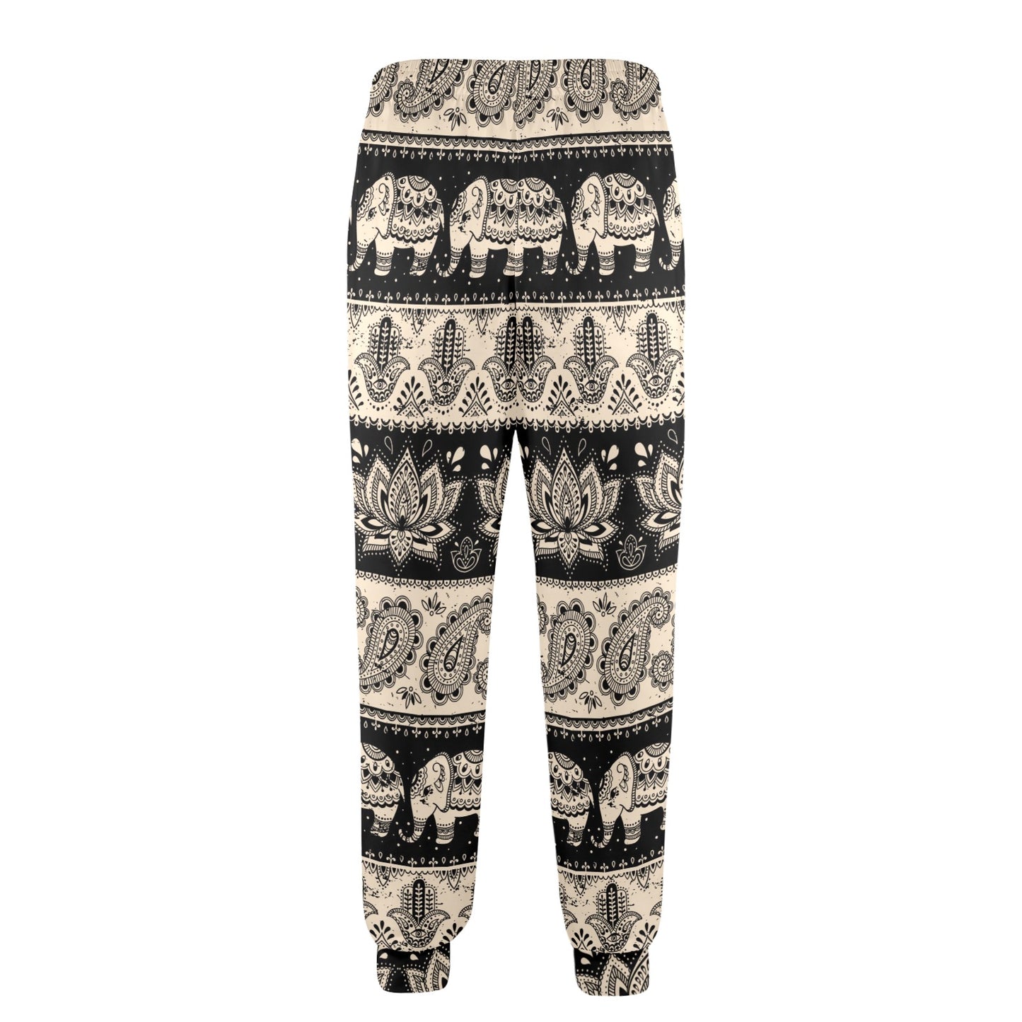 Elephant Hansa Lotus Pattern Men's Casual Track Pants