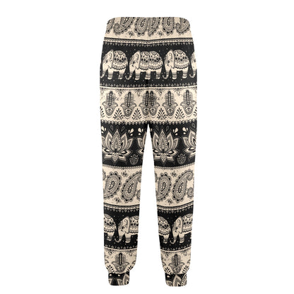 Elephant Hansa Lotus Pattern Men's Casual Track Pants