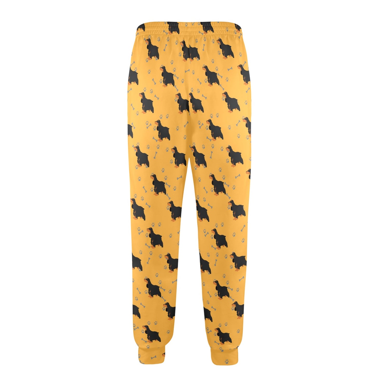 Cocker Pattern Print Design 01 Men's Casual Track Pants
