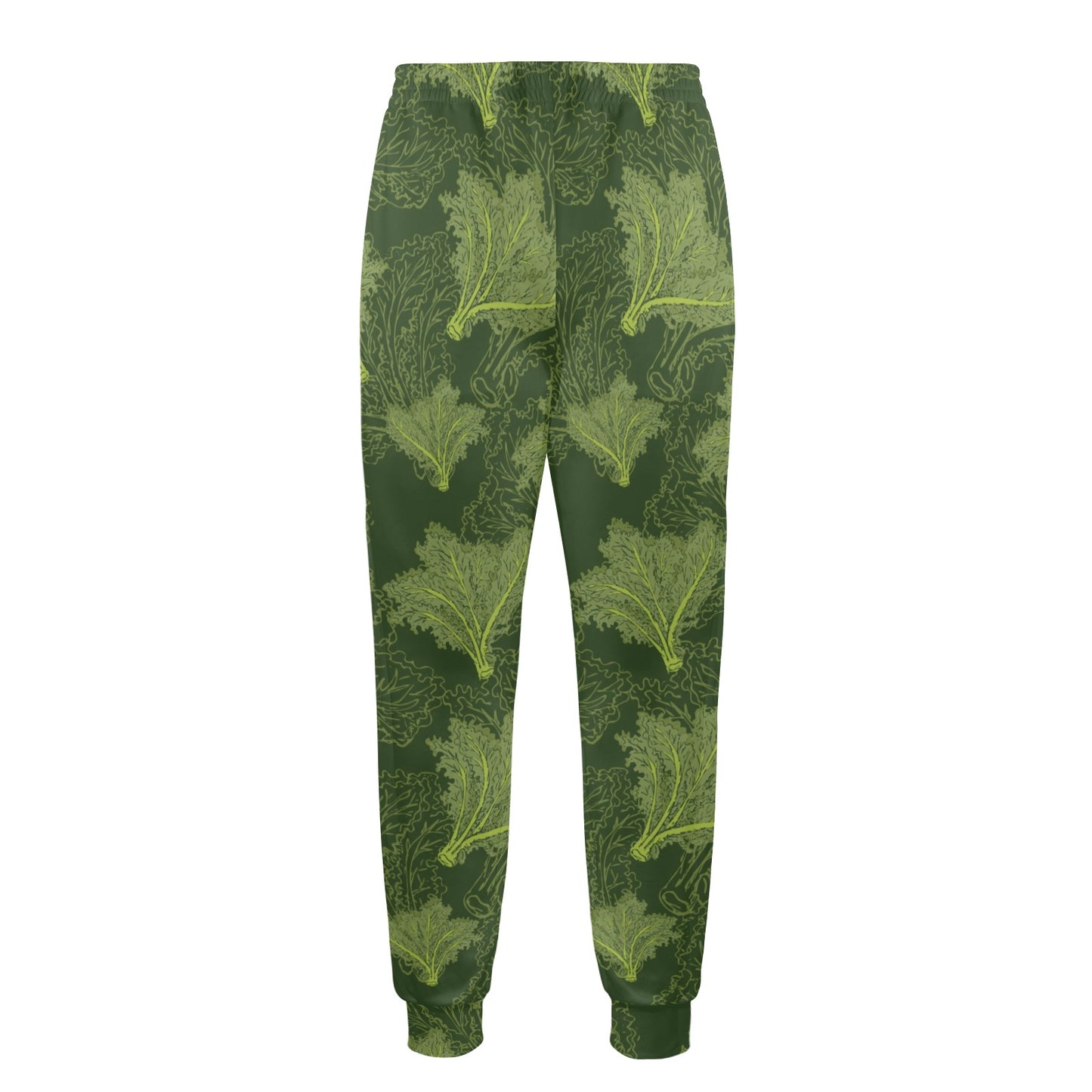 Kale Pattern Print Design 01 Men's Casual Track Pants