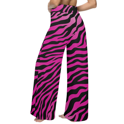 Pink Zebra Women's Wide Leg Lounge Pants