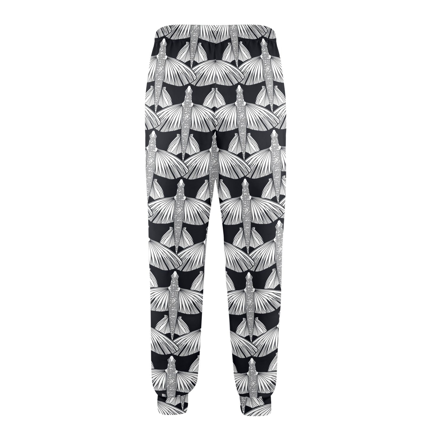 Flying Fish Pattern Print Design 03 Men's Casual Track Pants